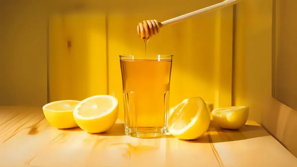 Chá de limão com mel